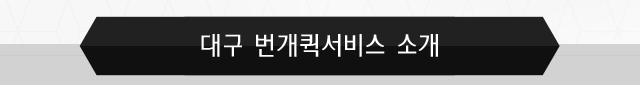 대구번개퀵서비스소개
